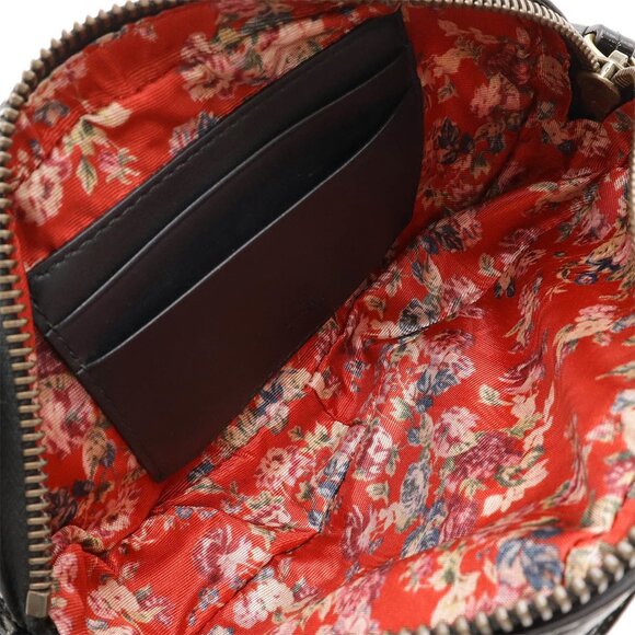 GUCCI Black Leather Pochette Shoulder Bag - Picture 8 of 10